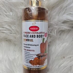 Skin Secret Tumeric Exfoliating Face and Body shower Gel